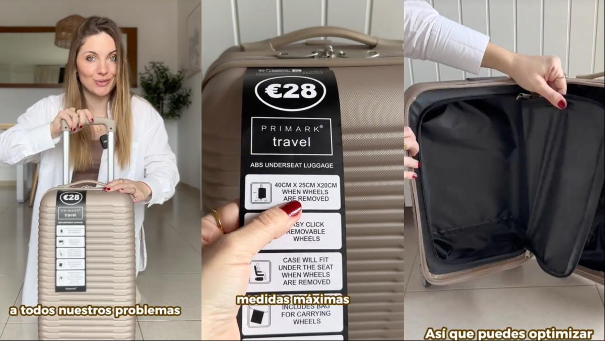 Primark arrasa con su maleta de menos de 30 euros perfecta para Semana Santa y para no pagar equipaje al volar: “A Ryanair no le va a gustar”