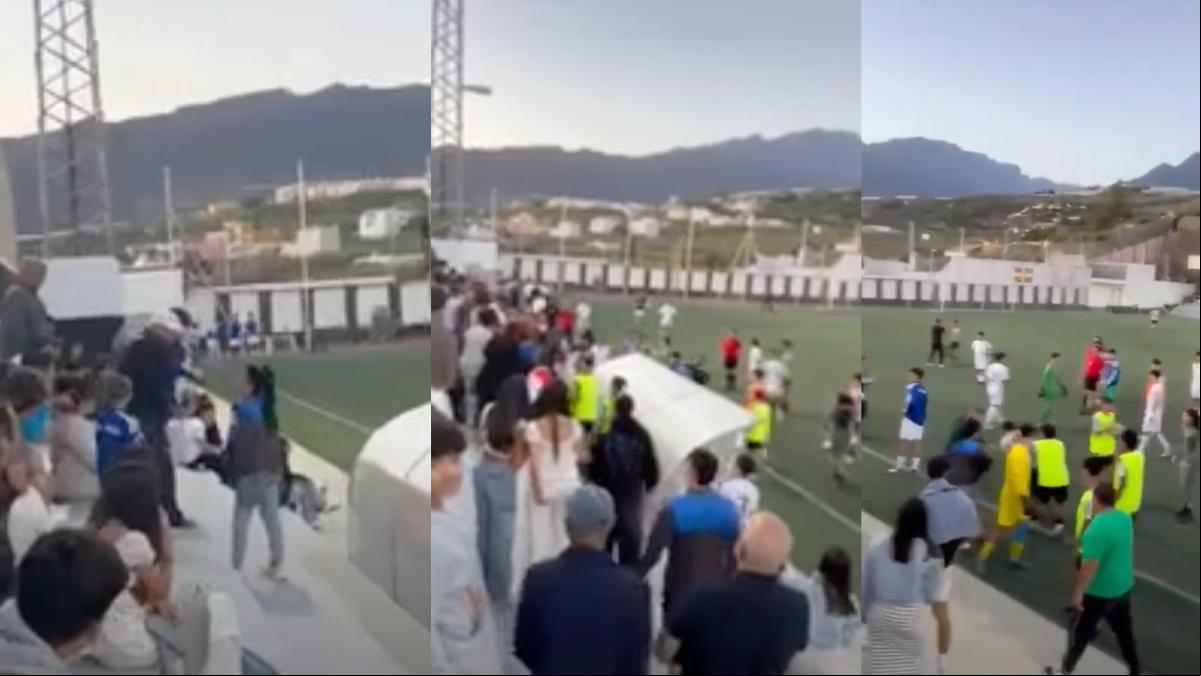 Una brutal pelea entre los padres de un partido de juveniles desata el pánico en la grada