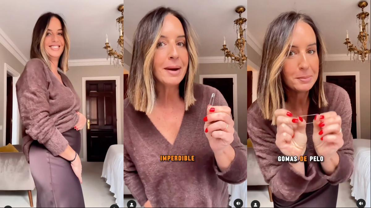 Lucía Lipperheide, experta en trucos caseros: “Con la ayuda de estos dos rios que tienes en casa disimularás la tripa cuando vistas una falda satinada”