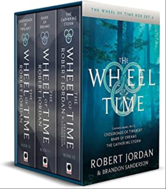 THE WHEEL OF TIME BOX SET 4: BOOKS 10-12 (CROSSROADS OF TWILIGHT, KNIFE OF DREAMS, THE GATHERING STORM)