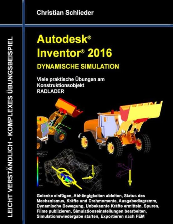 AUTODESK INVENTOR 2016 - DYNAMISCHE SIMULATION EBOOK (edición en alemán)