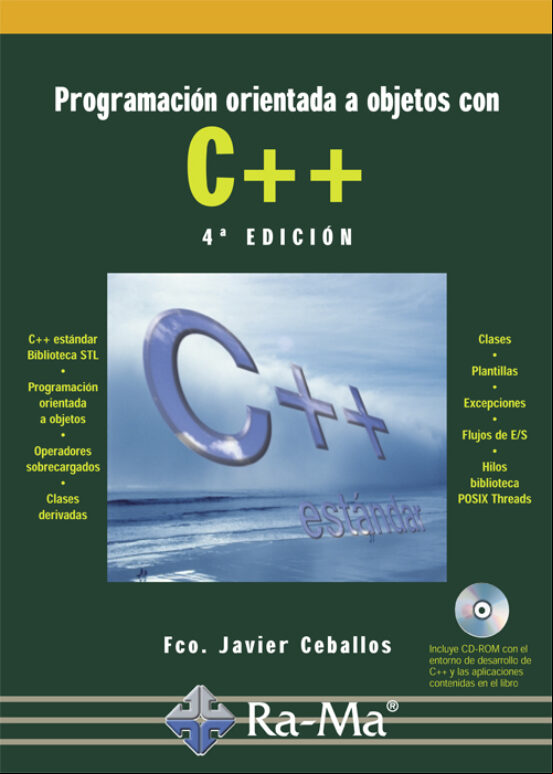 PROGRAMACIÓN ORIENTADA A OBJETOS CON C++. 4ª EDICIÓN. EBOOK
