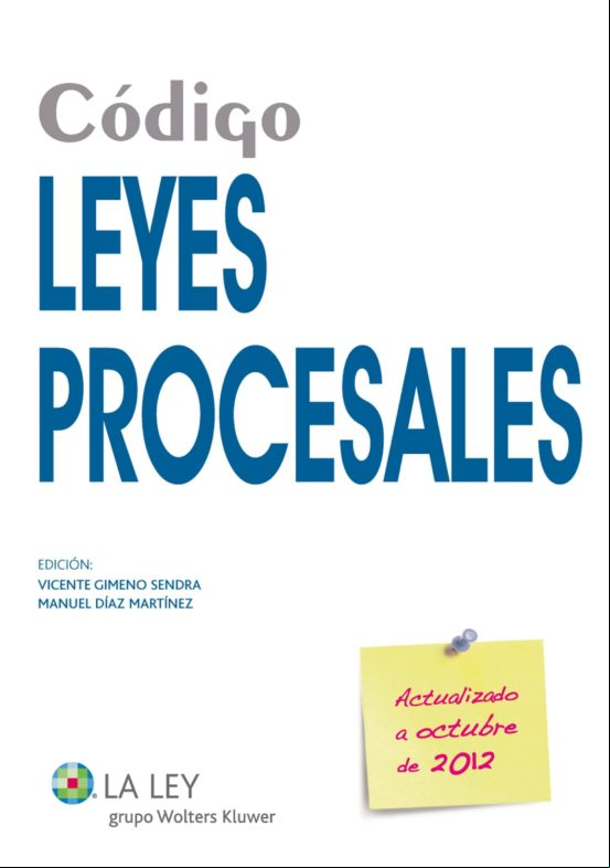 Código Leyes Procesales 2012 (ebook) Código Leyes Procesales 2012 (ebook)