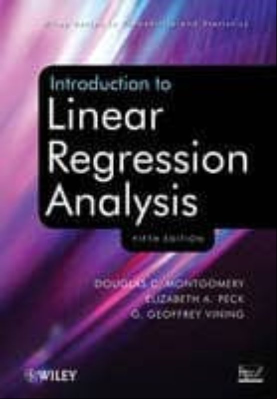 Introduction To Linear Regression Analysis