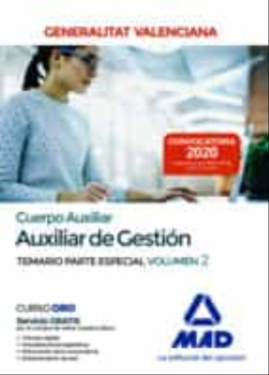 Cuerpo Auxiliar De La Generalitat Valenciana (escala Auxiliar De Gesti