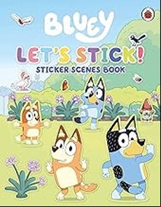 BLUEY: LET S STICK! : STICKER SCENES BOOK (edición en inglés)