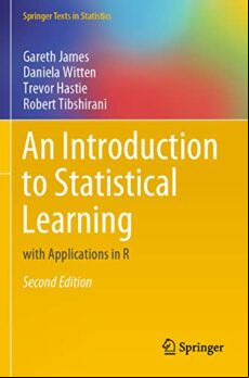 AN INTRODUCTION TO STATISTICAL LEARNING: WITH APPLICATIONS IN R (edición en inglés)