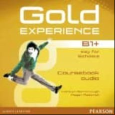 GOLD EXPERIENCE B1+ CLASS AUDIO CDS (edición en inglés)
