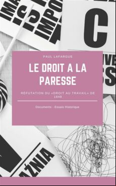 LE DROIT À LA PARESSE EBOOK (edición en francés)
