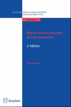 Manuel De Droit Européen De Lenvironnement (ebook)