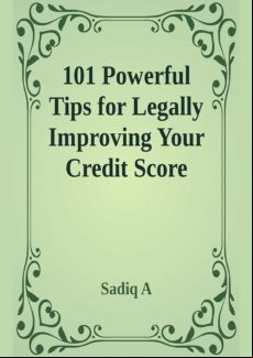101 Powerful Tips For Legally Improving Your Credit Score (ebook)