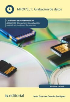 GRABACIÓN DE DATOS. ADGG0508 EBOOK