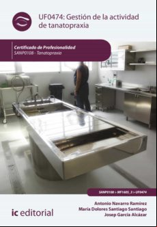 GESTIÓN DE LA ACTIVIDAD DE TANATOPRAXIA. SANP0108 EBOOK