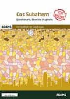 Qüestionaris Exercicis I Supòsits Cos Subaltern Generalitat De Catalun