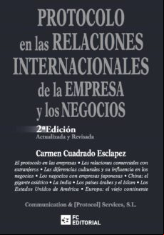 Protocolo En Las Relaciones Internacionales De La Empresa Y Los Negoci