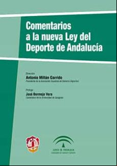 Comentarios A La Nueva Ley Del Deporte En Andalucía