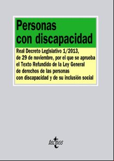 Personas Con Discapacidad: Real Decreto Legislativo 1/2013 De 29 De No