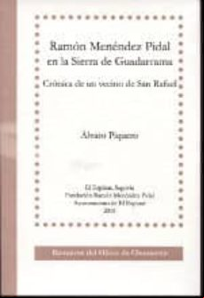Ramon Menendez Pidal En La Sierra De Guadarrama
