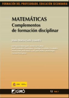 Matemáticas. Complementos De Formación Disciplinar (ebook)