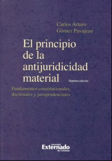El Principio De La Antijuridicidad Material. Fundamentos Constituciona