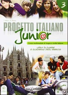 PROGETTO ITALIANO JUNIOR 3 LIBRO+QUADERNO+CD (edición en italiano)