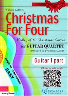 Guitar 1 Part Christmas For Four For Easy Guitar Quartet (ebook)