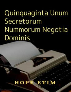 QUINQUAGINTA UNUM SECRETORUM NUMMORUM NEGOTIA DOMINIS EBOOK