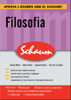 Filosofia Comentaris De Text: Schaum Selectivitat