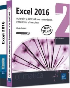 Excel 2016 (pack De 2 Libros: Aprender Y Hacer Calculos Matematicos Es