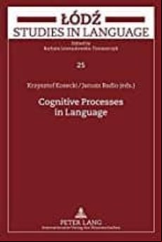 Cognitive Processes In Language (