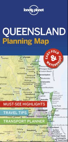 Lonely Planet Queensland Planning Map 1 2019