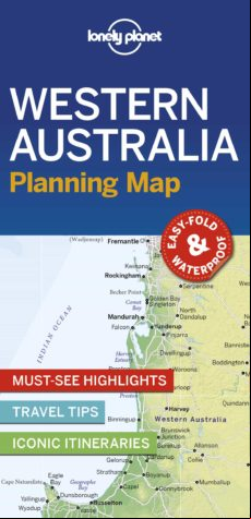 Lonely Planet Western Australia Planning Map 1 2019