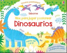 Dinosaurios Bloc Para Jugar Y Colorear