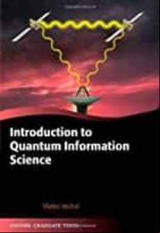 Introduction To Quantum Information Science ( Oxford Graduate Texts )
