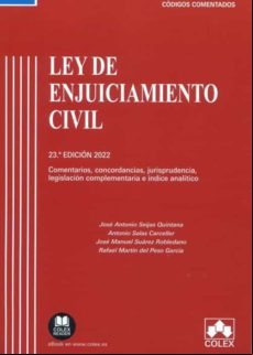 Ley De Enjuiciamiento Civil 2022. Comentarios Concordancias Jurisprude