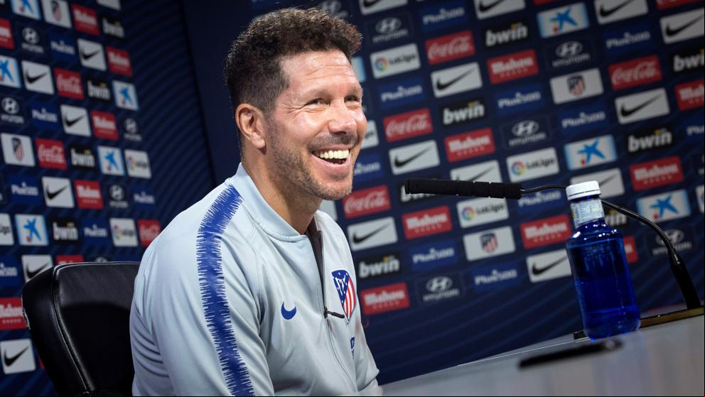Simeone: “No le doy mucha importancia a la forma en la que llega cada equipo”