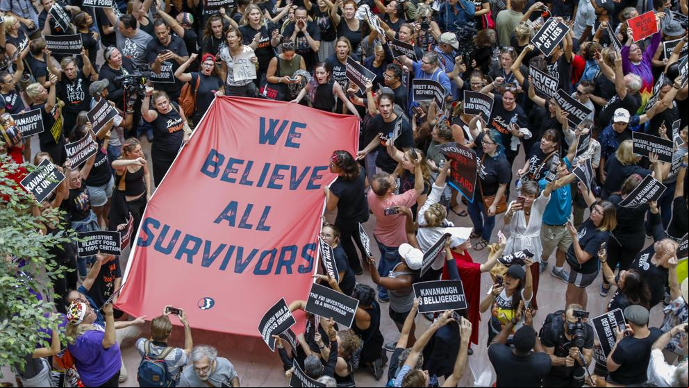 Detenidas 302 personas tras entrar en el Senado para protestar contra Kavanaugh