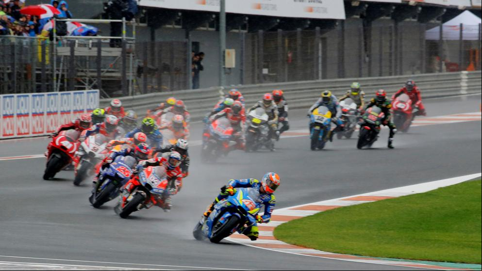 MotoGP: Resumen y resultado del GP de Valencia aplazado por lluvia