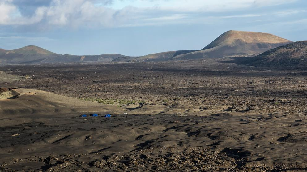 Los paisajes ‘marcianos’ de Lanzarote, base de pruebas para los astronautas de la ESA