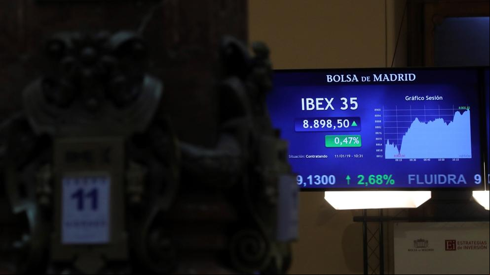 El Ibex 35 se acerca a los 8.900 a media sesión para cerrar la semana