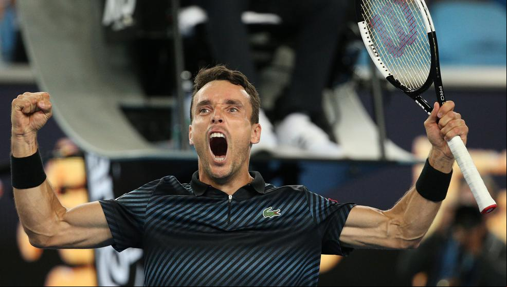 Roberto Bautista elimina a Cilic y llega por primera vez a cuartos de final de un Grand Slam