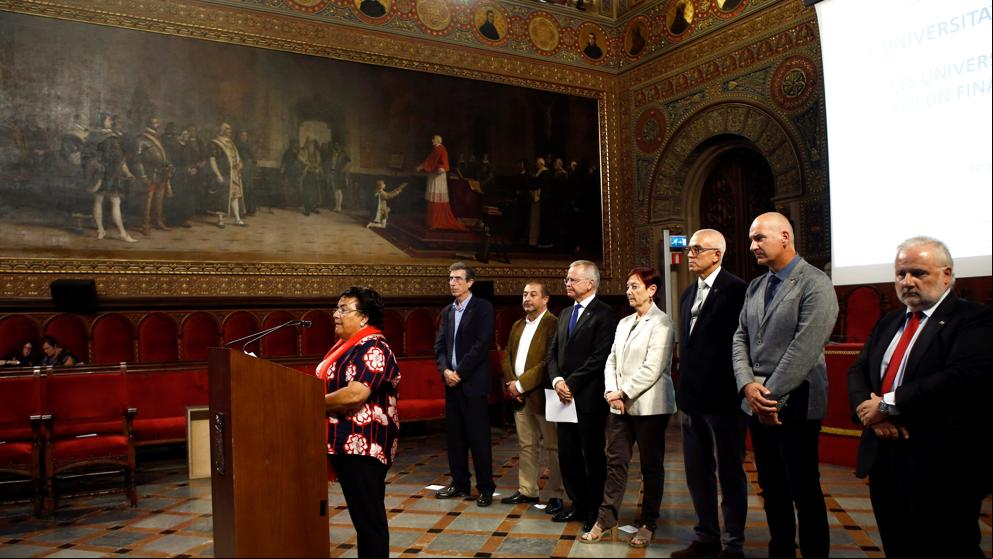 La UB y la UAB piden la libertad de los líderes independentistas