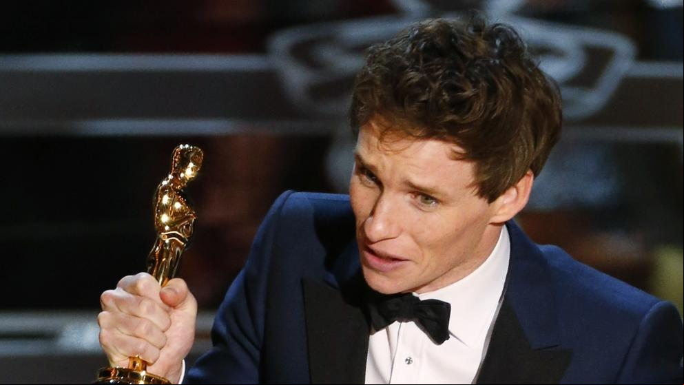 Eddie Redmayne, el ganador de un Oscar que viaja en metro por Londres