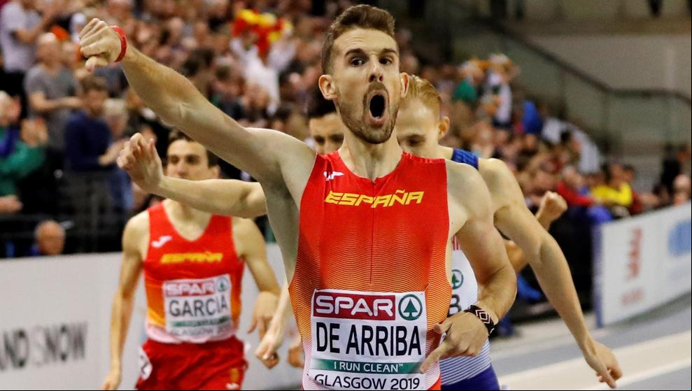 El 800 se consagra en Europa con el oro de Álvaro de Arriba