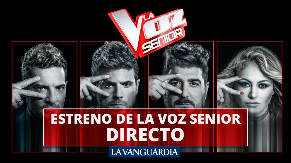 La Voz Senior | Audiciones a ciegas, la gala 1 en directo