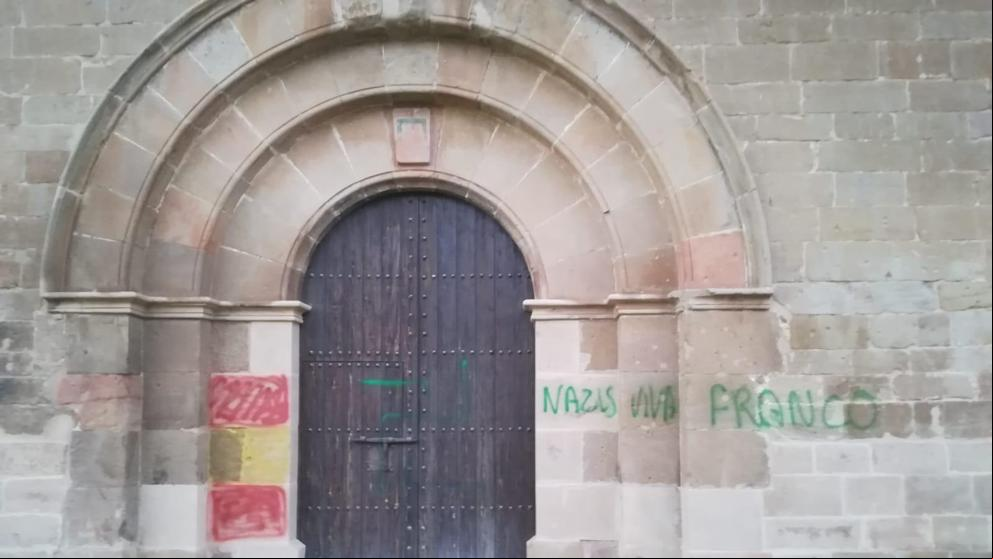 Aparecen pintadas fascistas en un monasterio del siglo XII de Balaguer