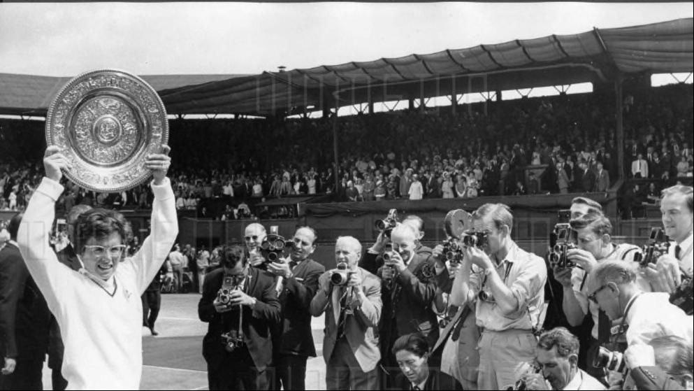 Billie Jean y su “amor a primera vista” con Wimbledon