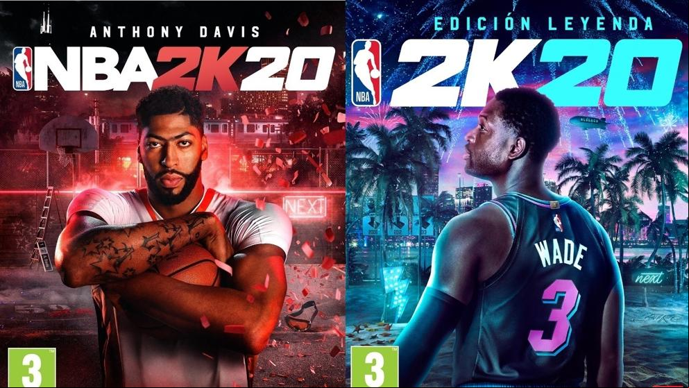 Anthony Davis y Dwyane Wade son los protagonistas de las portadas del NBA 2K20