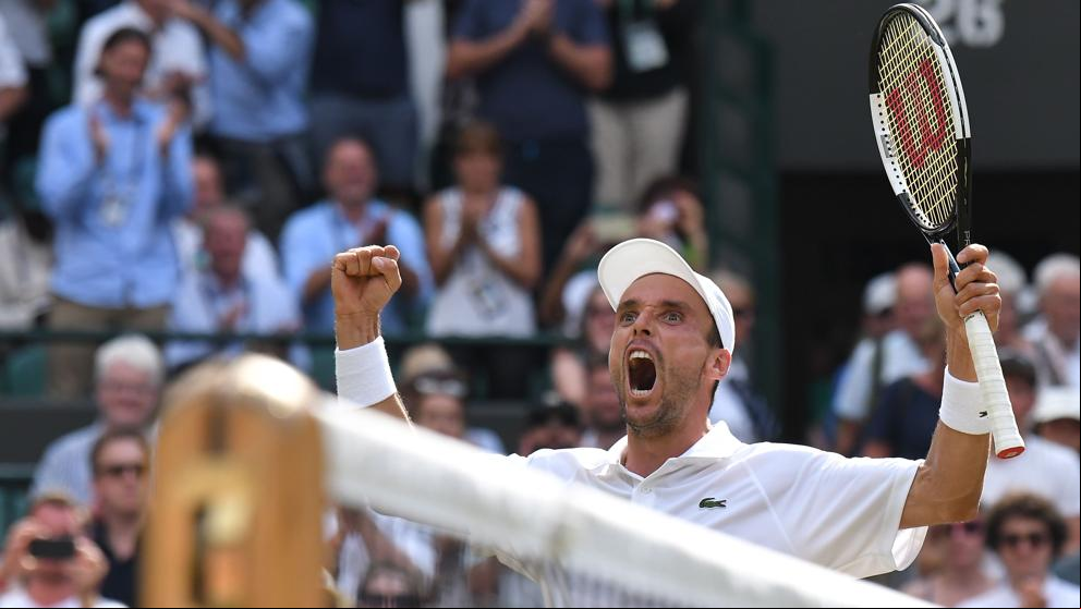 Roberto Bautista se mete en semifinales de Wimbledon por primera vez en su carrera