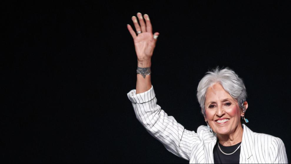 Joan Báez: “Sigo pensando que en España hay presos políticos”
